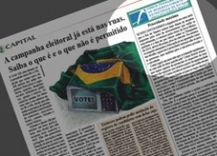 Coluna do Fórum vai aparecer quinzenalmente na página 2 do jornal Capital Mercado e Negócios (Reprodução) imagem