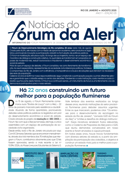 Notícias do Fórum da Alerj - Edição 005